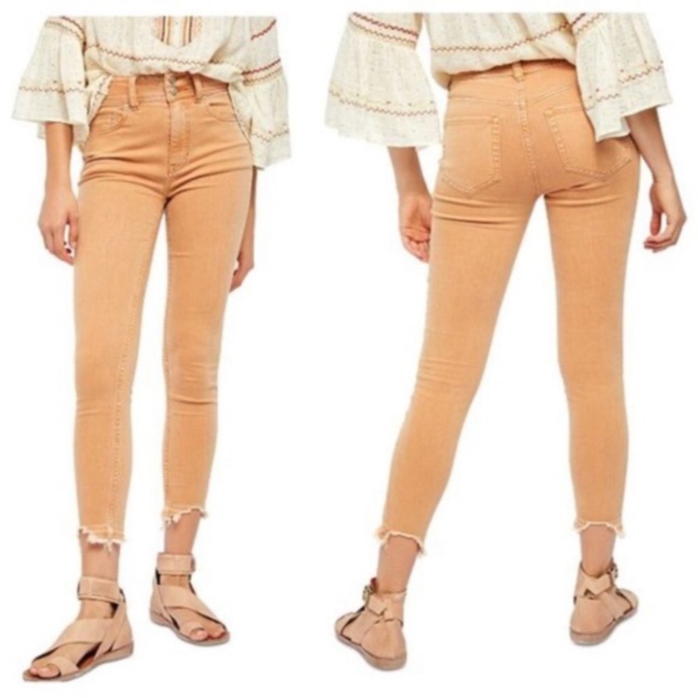 We the Free☀️Wild Child skinny jeans in camel
